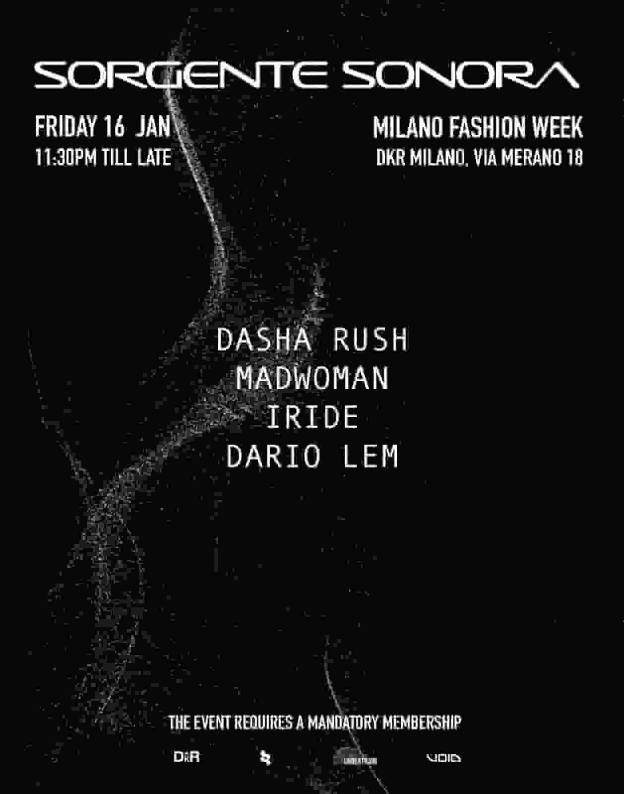 Sorgente Sonora x MFW26