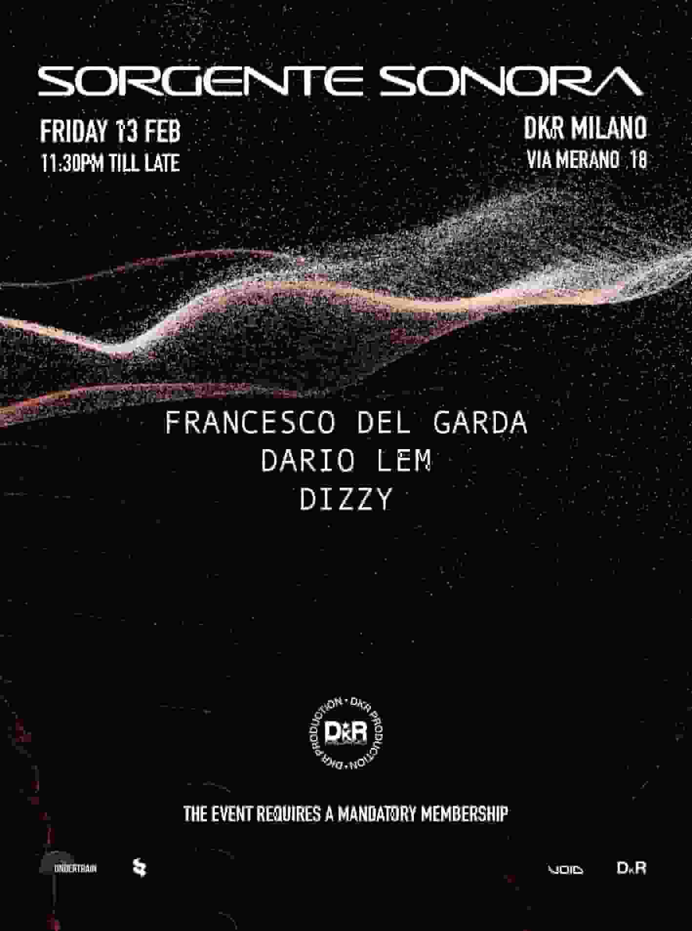 SORGENTE SONORA w/ Francesco Del Garda