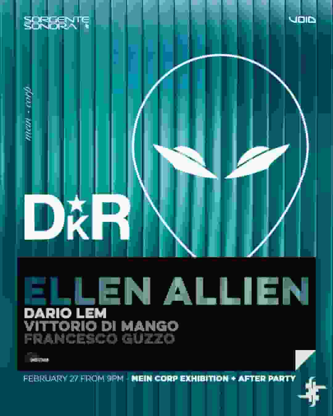 ELLEN ALLIEN MFW26 with Sorgente Sonora, Underground Society - Mein Corp After Party