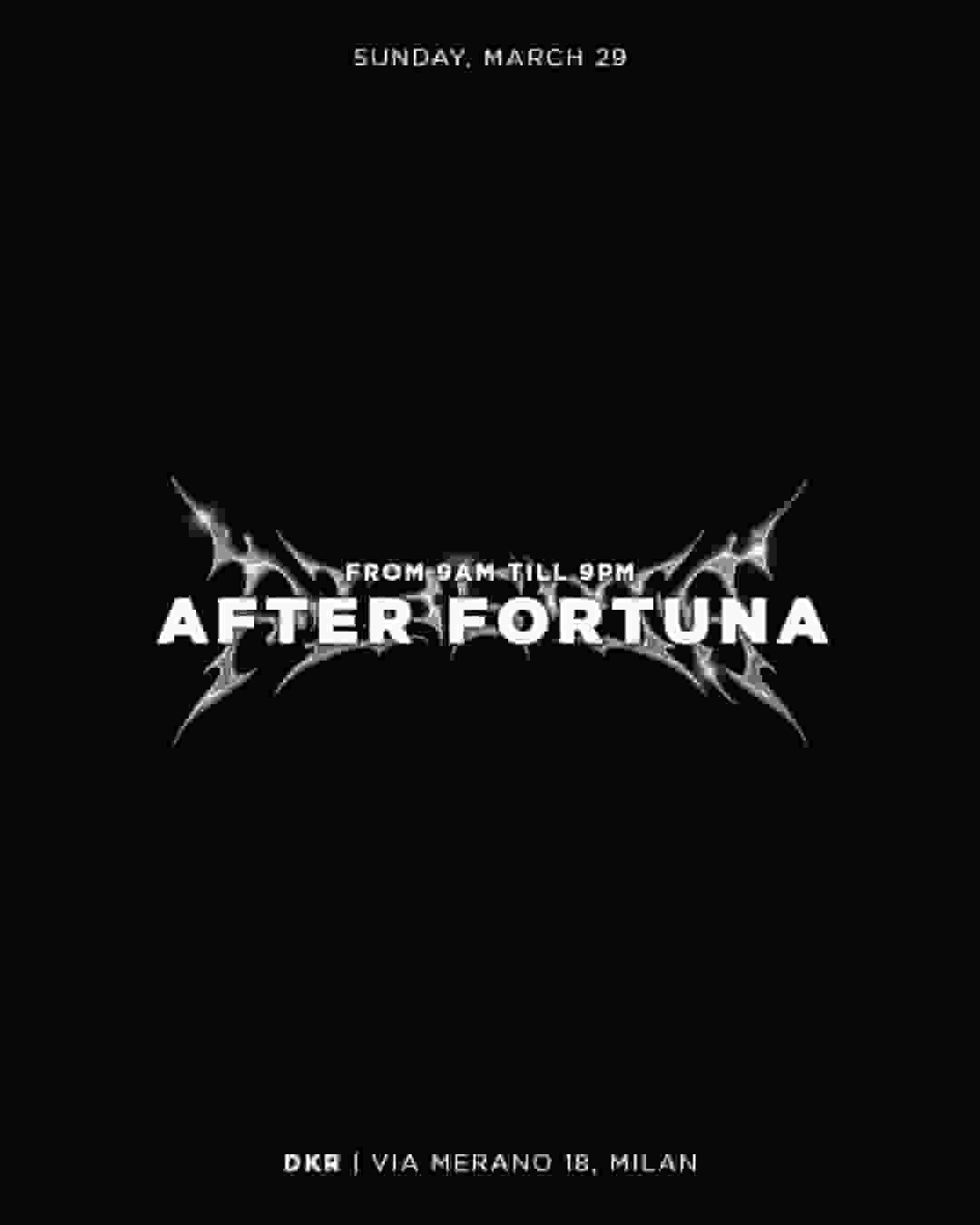 AFTER FORTUNA