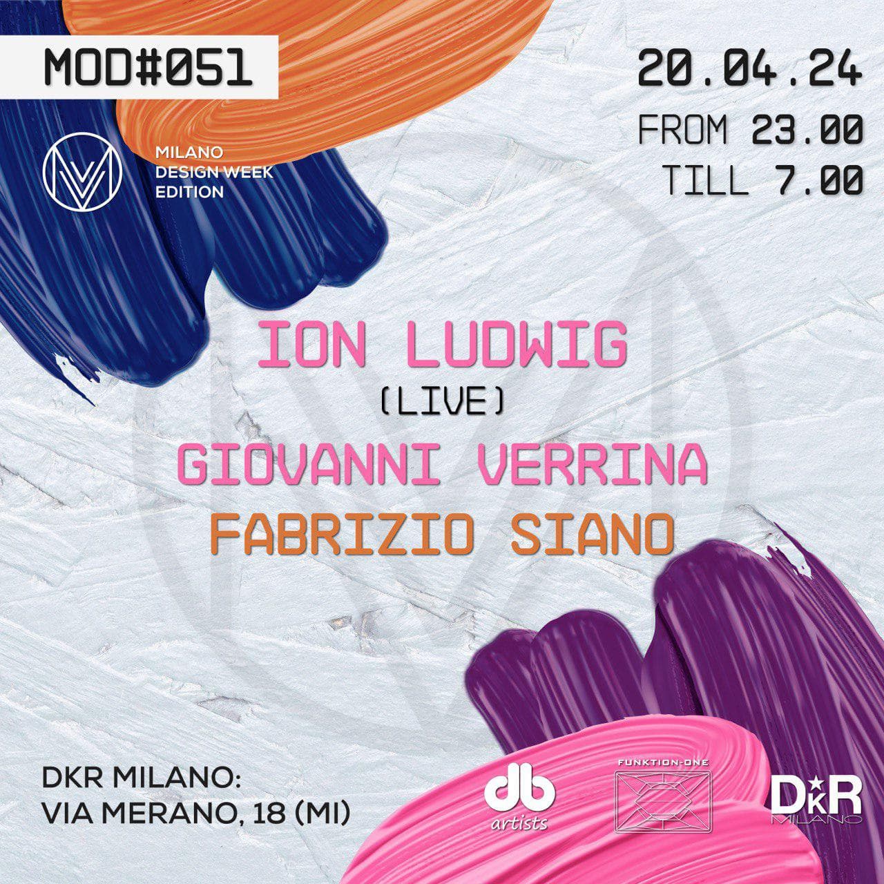 Modvlar#051 Milano Design Week 2024 Edition x DKR MILANO 