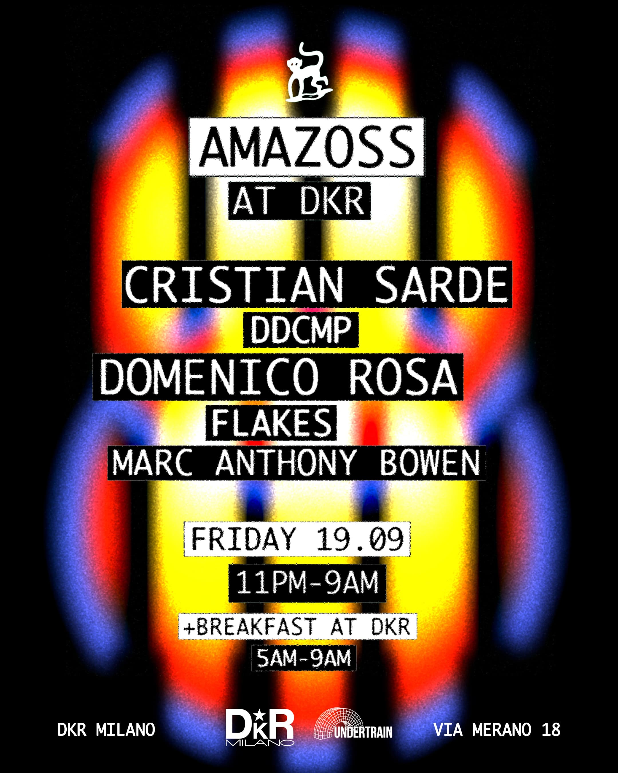 Amazoss at dkr w/ Cristian Sarde & Domenico Rosa