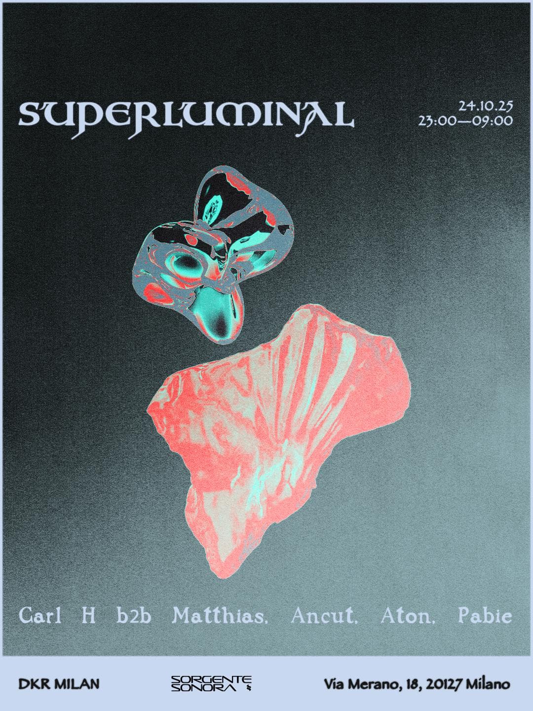 Superluminal powered by Sorgente Sonora