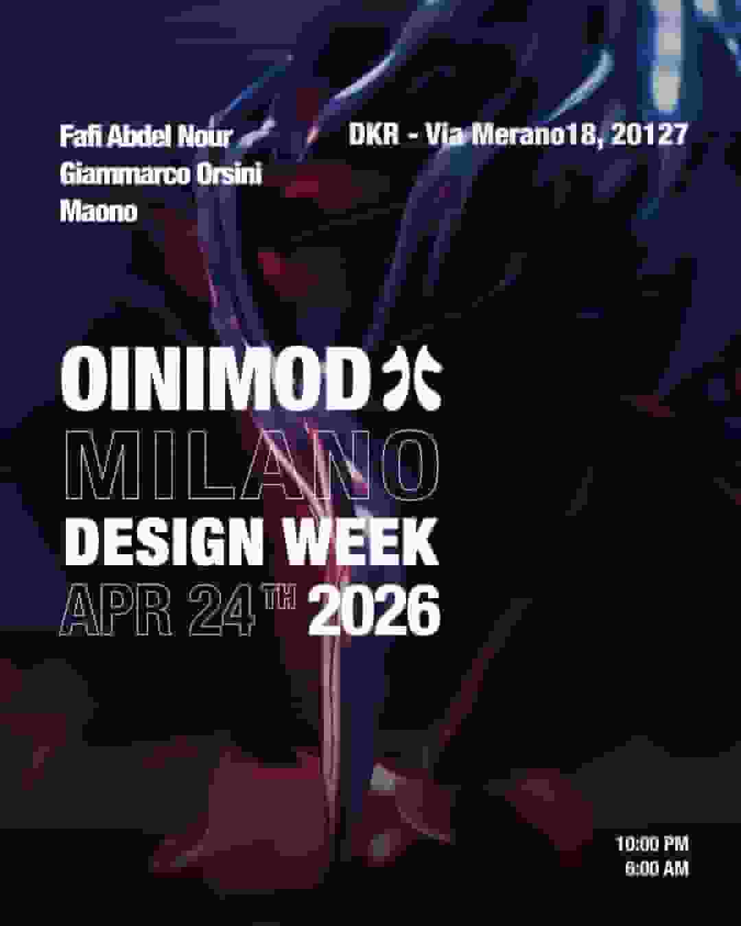 OINIMOD - MILAN DESIGN WEEK